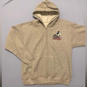 Walt Disney World 45th Anniversary Mickey Mouse Zip Hoodie Sweatshirt Jacket